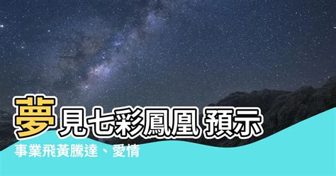 夢見七彩鳳凰 最疼另一半的星座